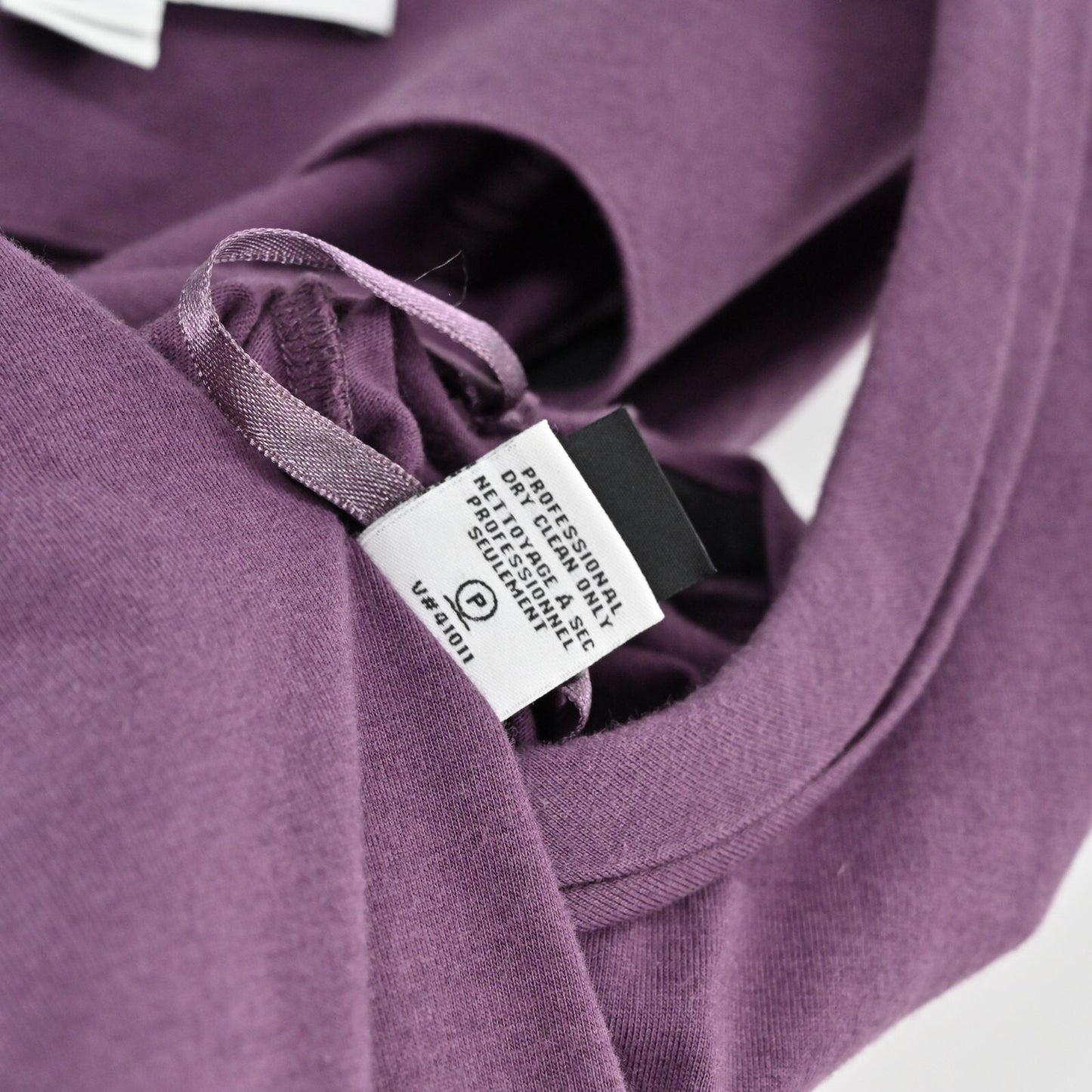 DIANE VON FURSTENBERG Dress Size S Rae Purple Side Slit Tie Waist Casual Maxi