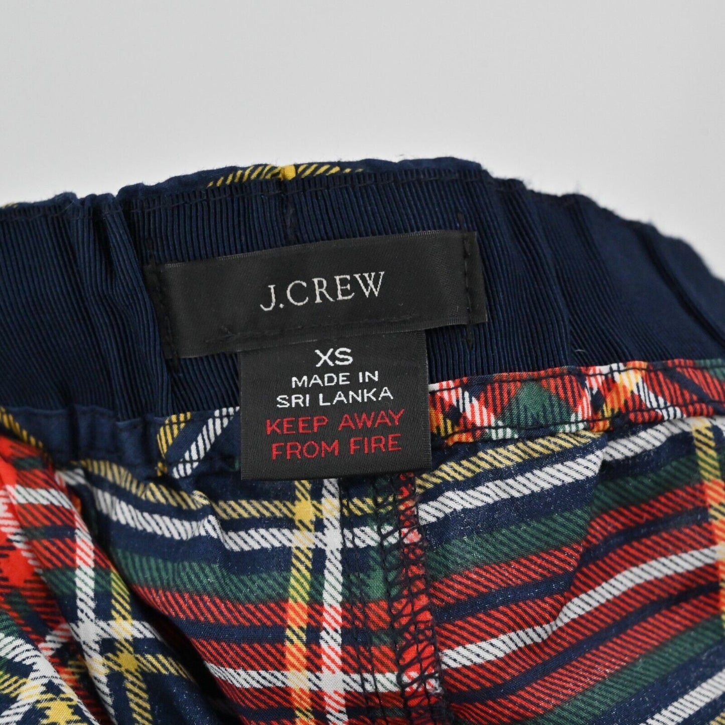 J CREW Womens Size XS Cotton Poplin Stewart Tartan Plaid Print Pajama Pants PJs