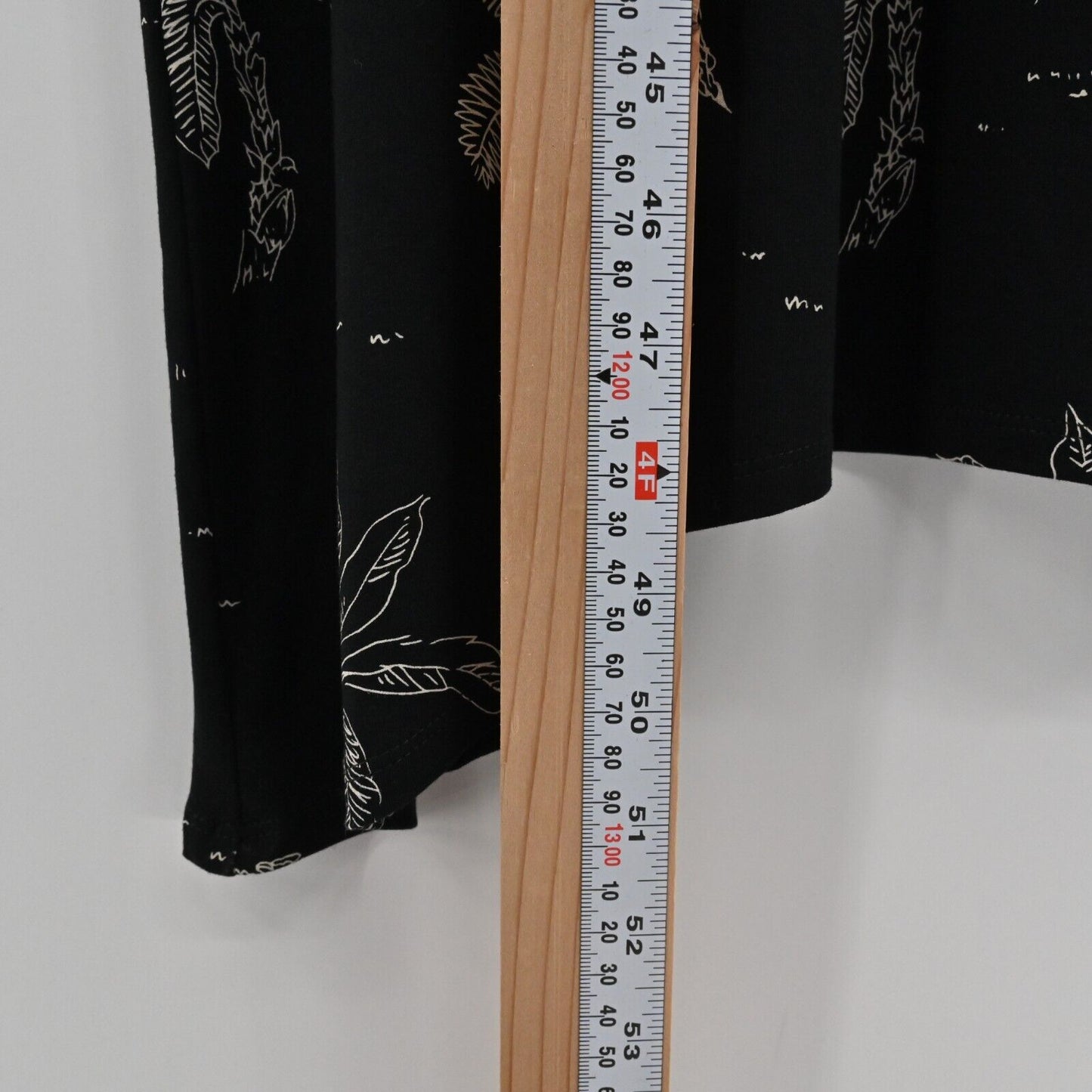 J JILL Dress Sz M Sleeveless Jersey Tropical Palm Black Wearever Collection NEW