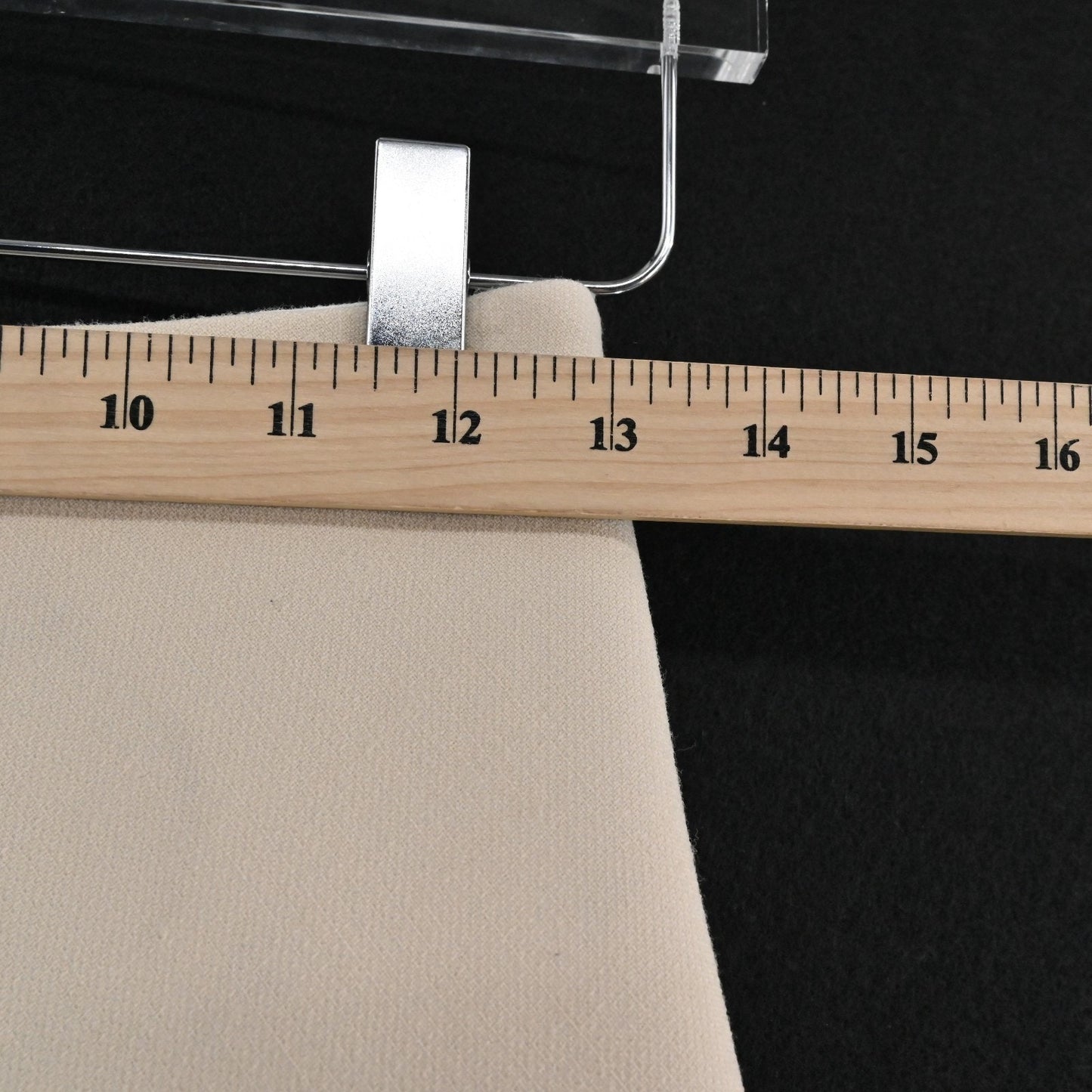 Courreges Paris Wool Mini Skirt Sz 38 Beige Mod Twee Retro Preppy Light Academia