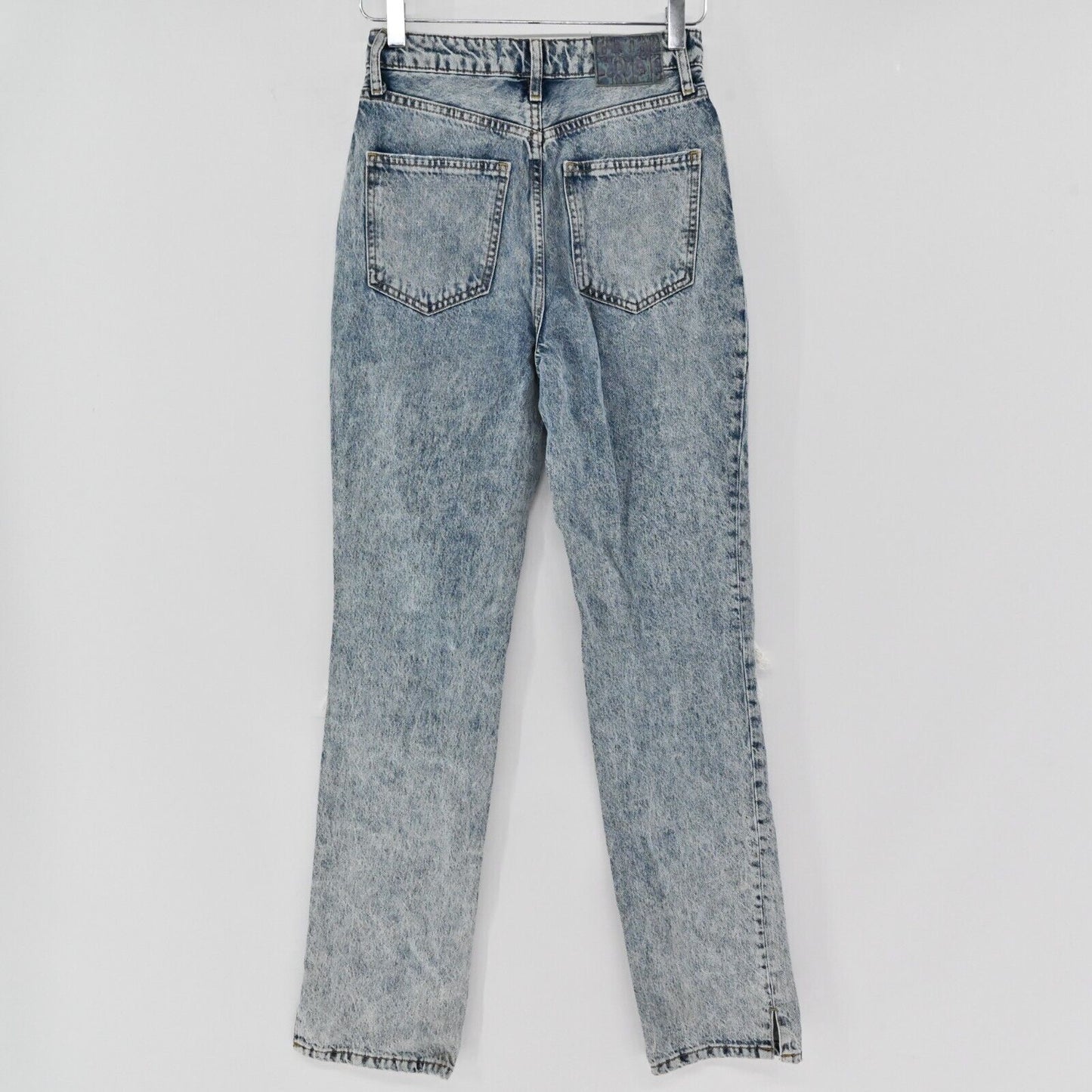 FREE PEOPLE Jeans Womens Size 26 My Own Lace Distressed Acid Wash We The Free