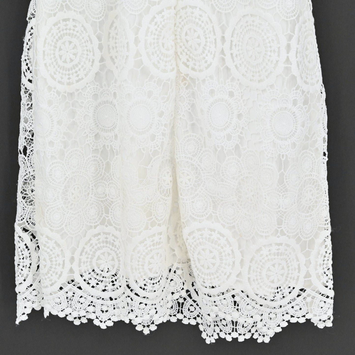 LIKELY Guipure Lace Dress Size 0 White Bridal Crochet Mini Sleeveless Sheath