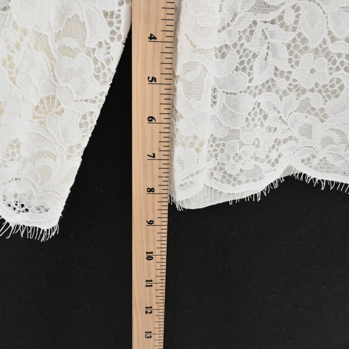 Zimmermann High Tide Lace Set Womens Size 6 Ivory White Pearl Belt