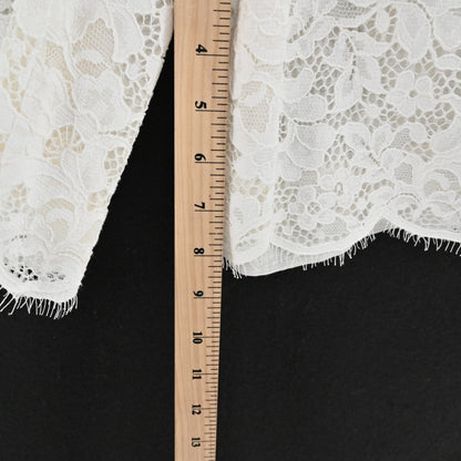 Zimmermann High Tide Lace Set Womens Size 6 Ivory White Pearl Belt
