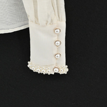 Zimmermann High Tide Lace Set Womens Size 6 Ivory White Pearl Belt