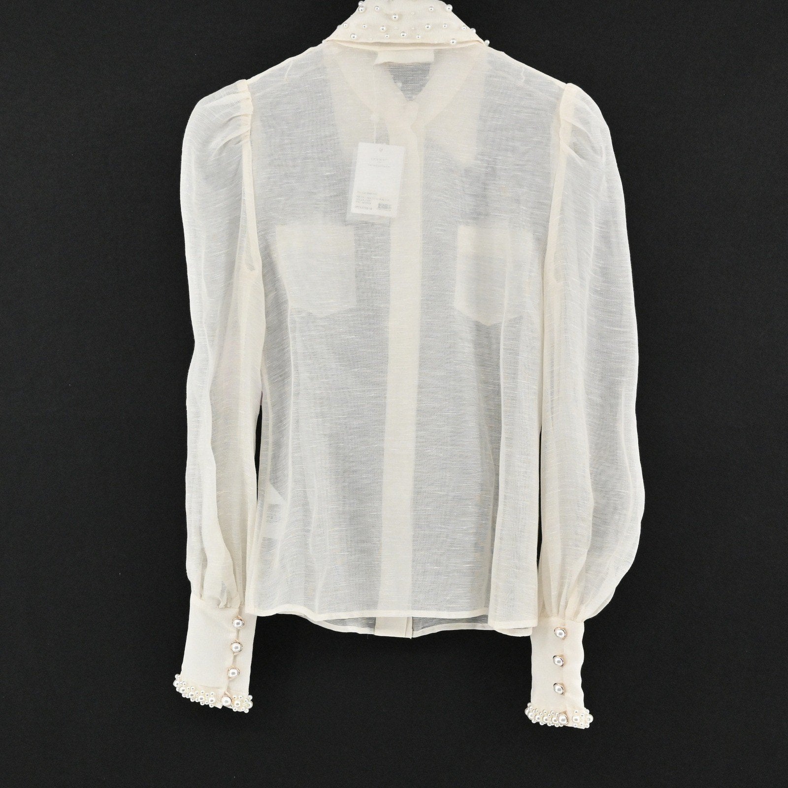 Zimmermann High Tide Lace Set Womens Size 6 Ivory White Pearl Belt