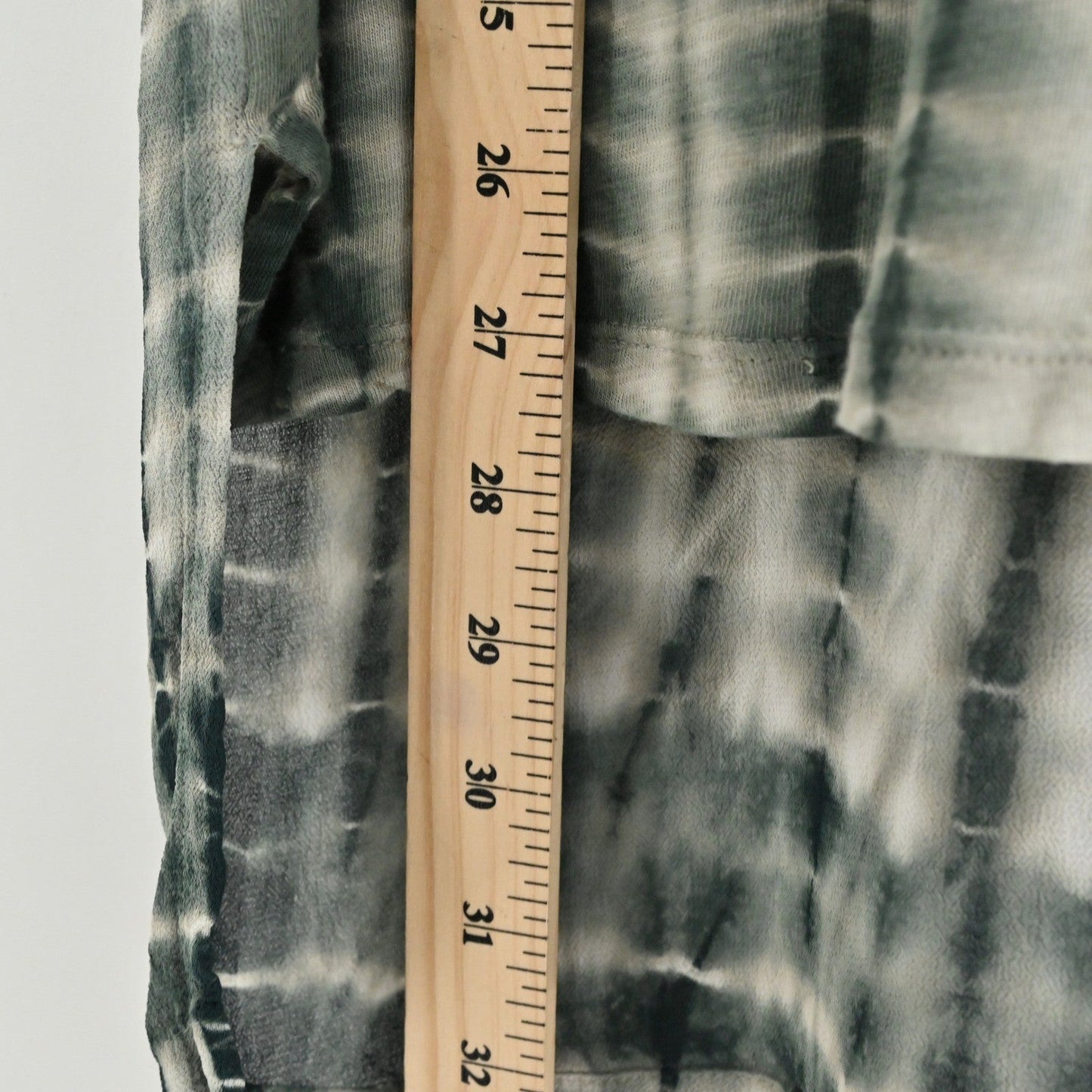 XCVI Wearables Tie Dye Tunic Top Womens Sz S Green V Neck Casual Cotton Comfort