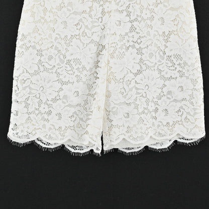 Zimmermann High Tide Lace Set Womens Size 6 Ivory White Pearl Belt