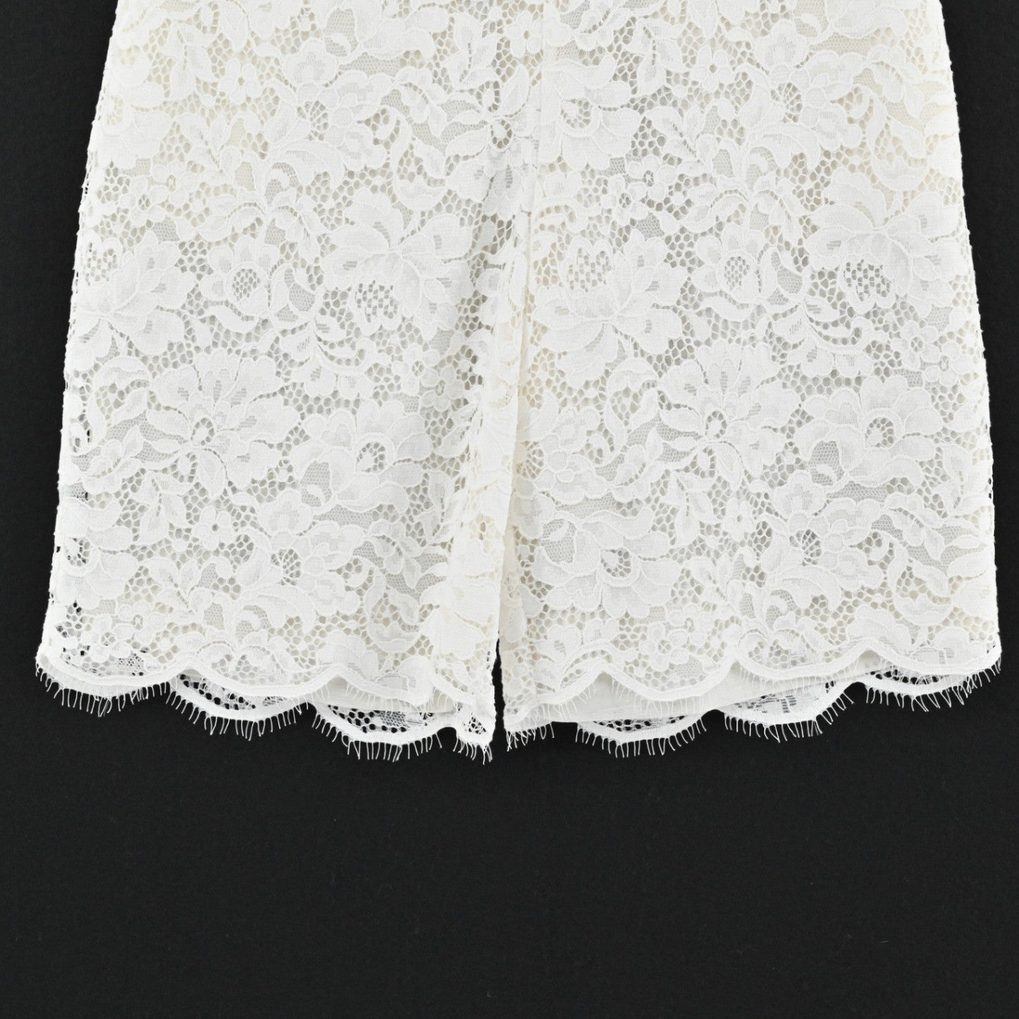Zimmermann High Tide Lace Set Womens Size 6 Ivory White Pearl Belt