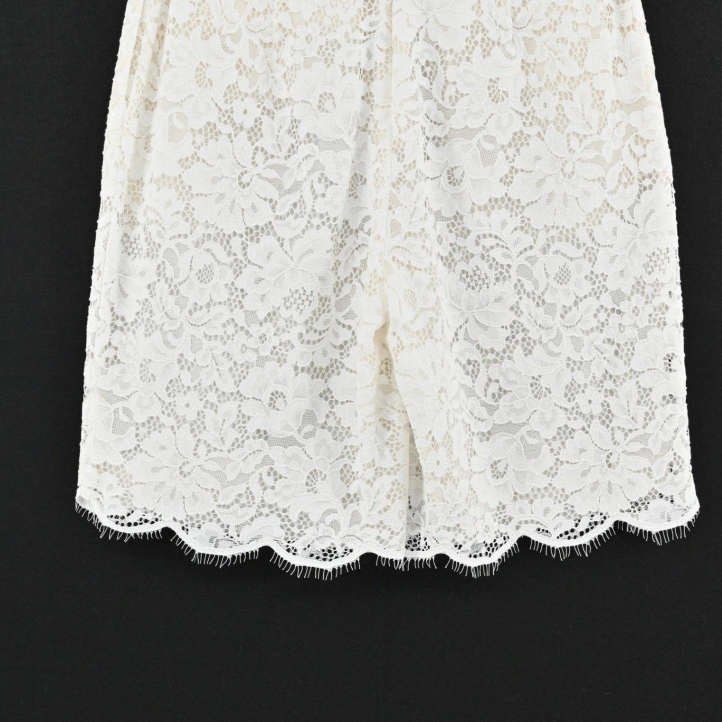 Zimmermann High Tide Lace Set Womens Size 6 Ivory White Pearl Belt