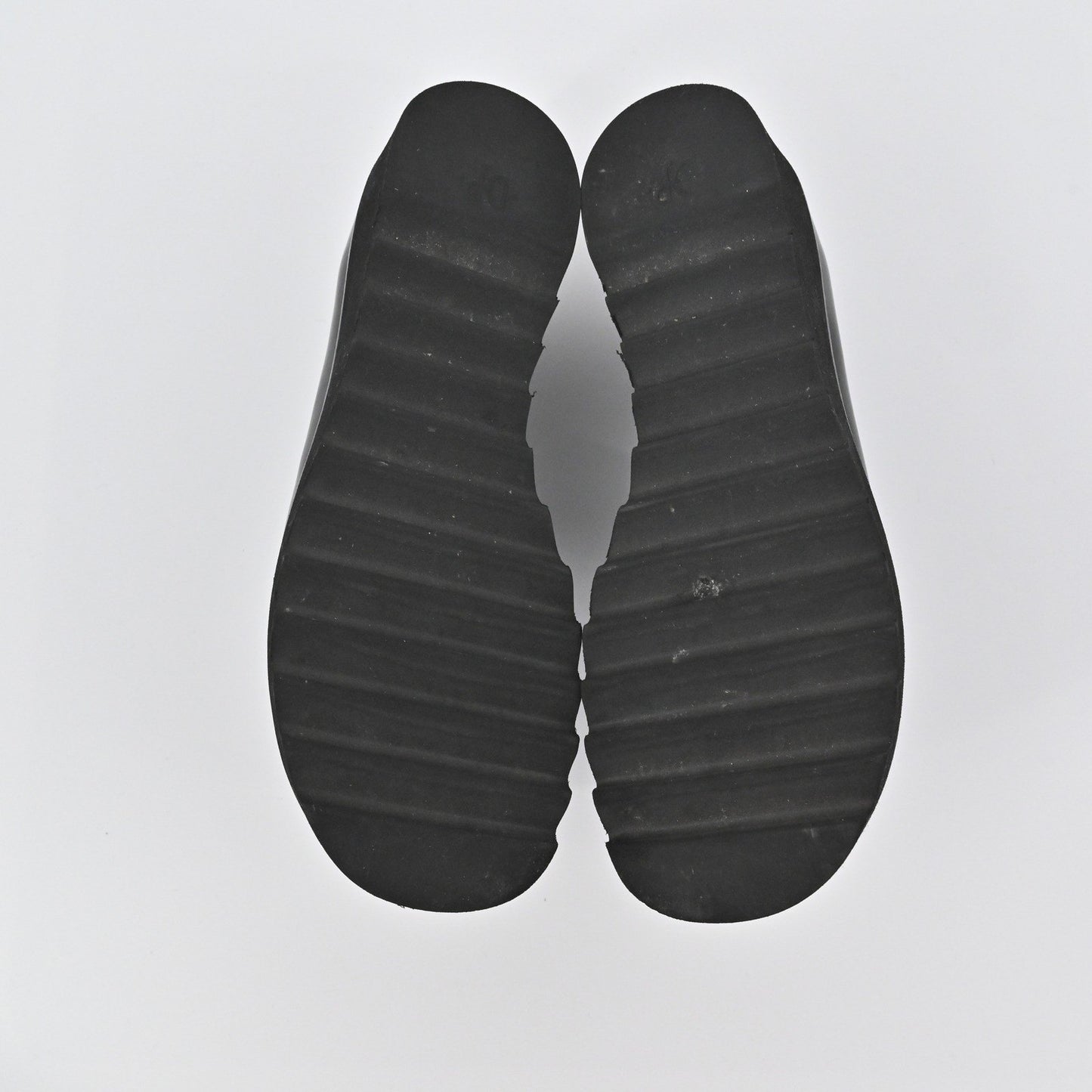 Donald J Pliner Platform Penny Loafers Womens Size 6.5 Black Leather Lug Sole