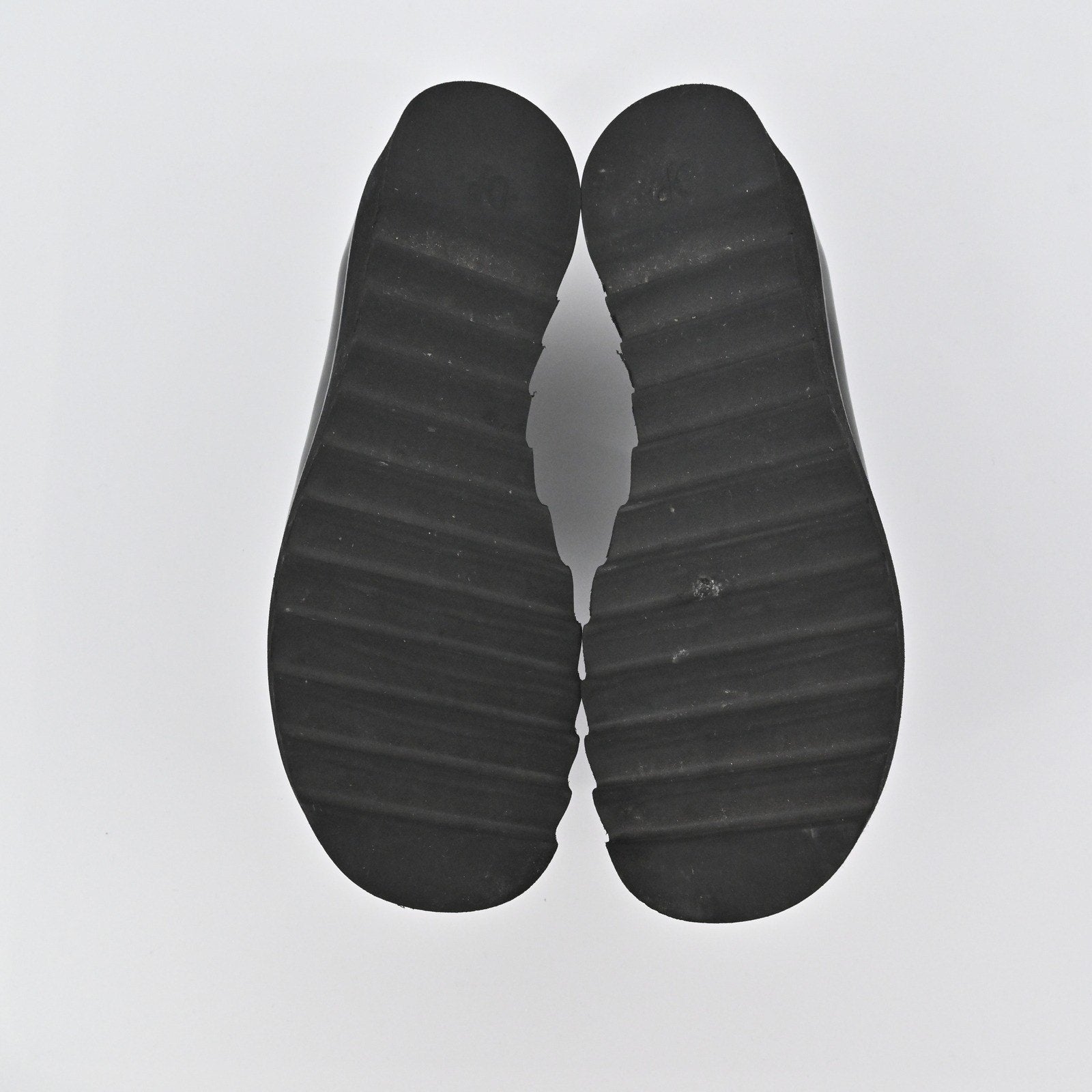 Donald J Pliner Platform Penny Loafers Womens Size 6.5 Black Leather Lug Sole