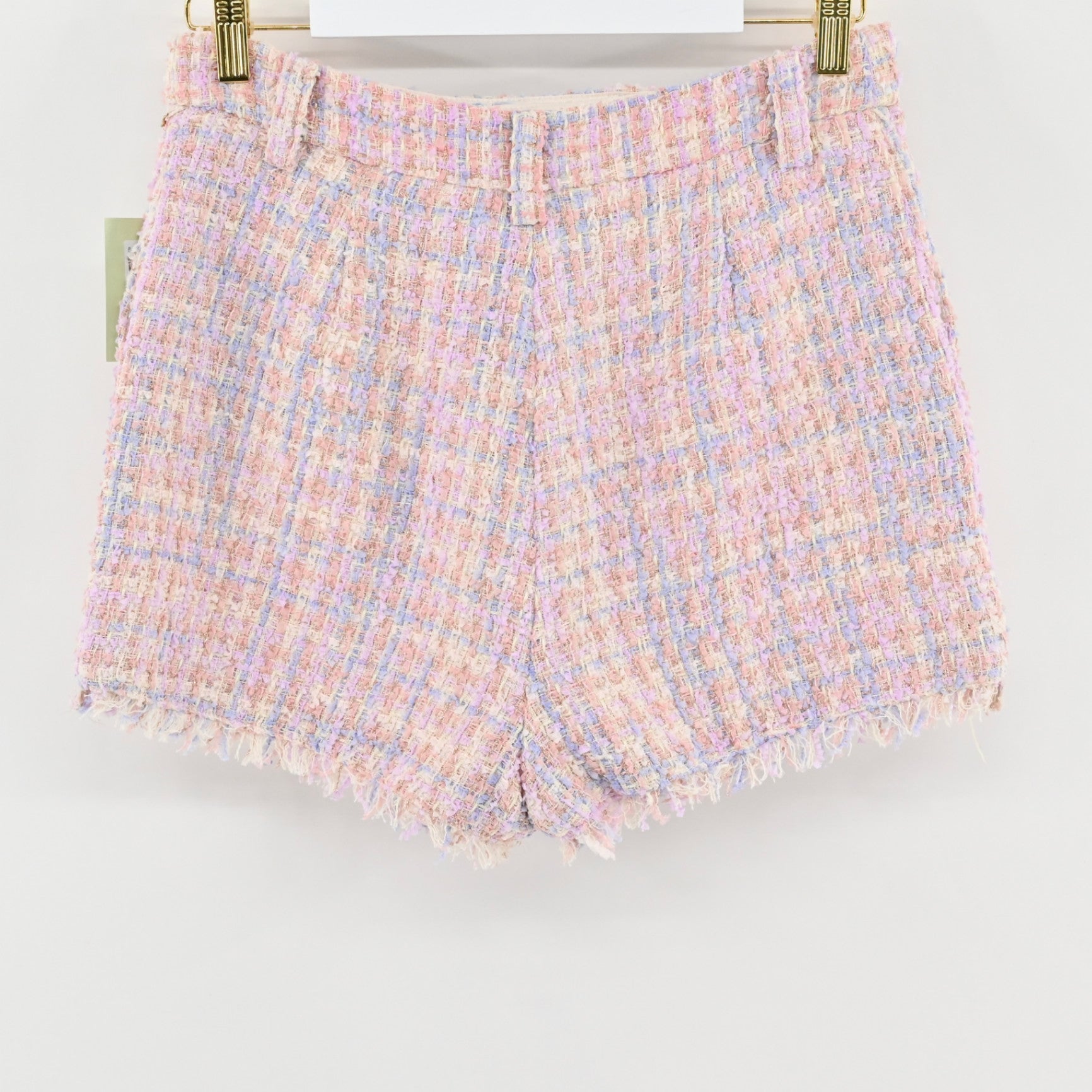 NWT Walter Baker Pink Tweed Shorts Size 8