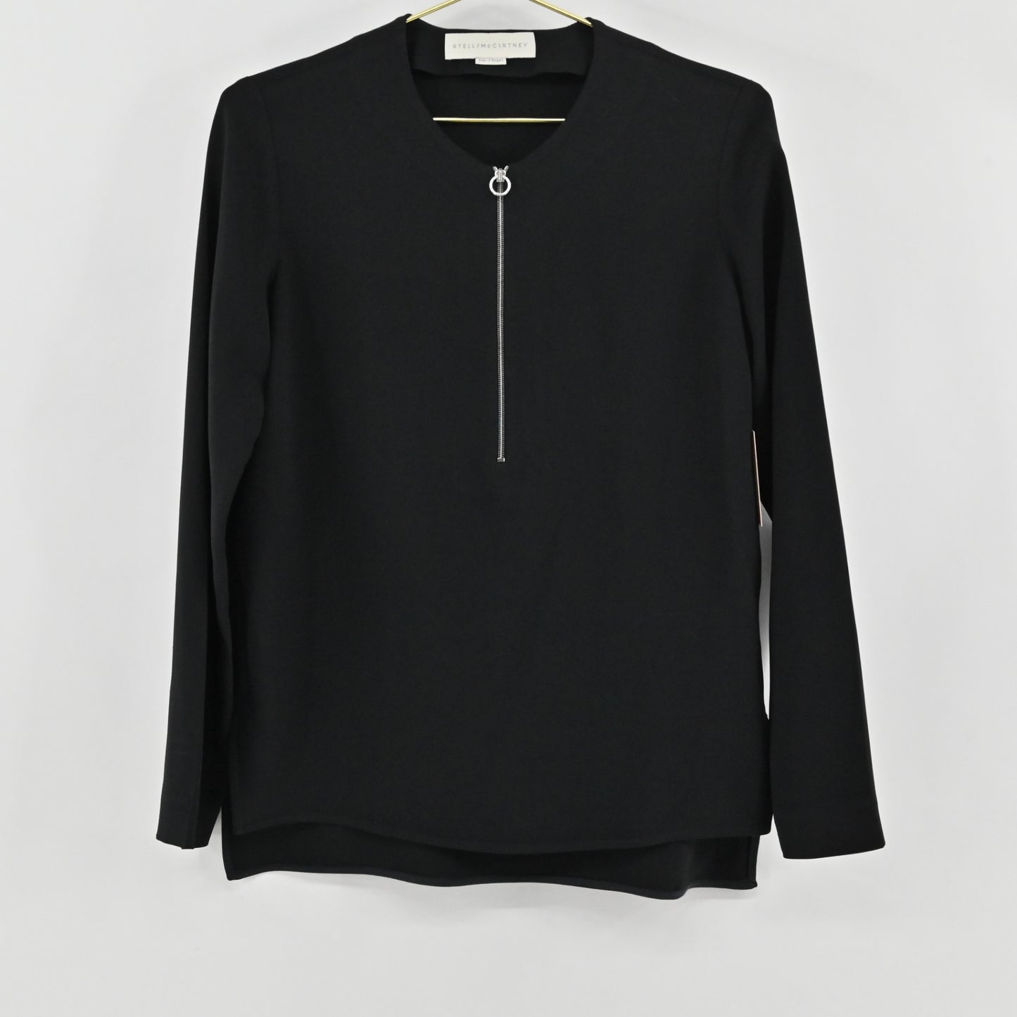 Stella McCartney Black Zip Top Size 38