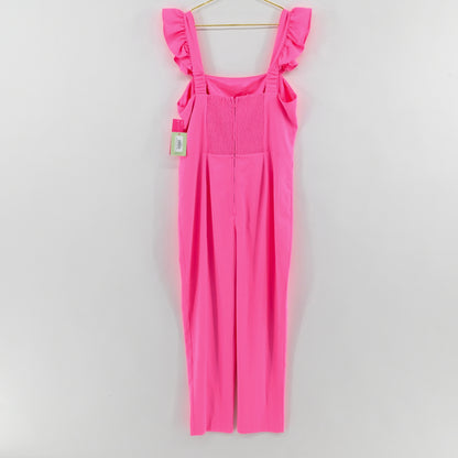 NWT Lilly Pulitzer Pink Jumpsuit Size 14