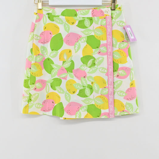 Vtg Lilly Pulitzer Lemon Skirt Size 4