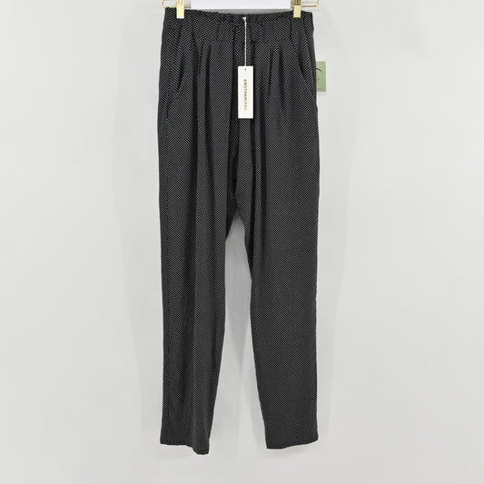 NWT Erotokritos Black Polka Dot Pants Size M/L