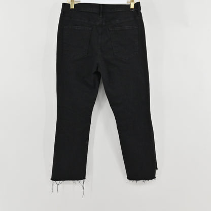 MOTHER Black Crop Jeans Size 32