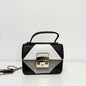 Furla Black White Gray Mini Crossbody