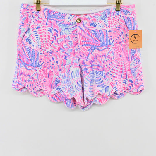 Lilly Pulitzer Pink Shell Shorts Size 14