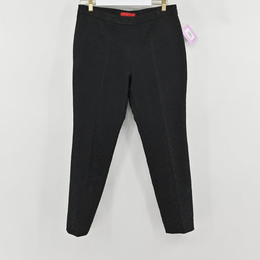CH CCarolina Herrera Black Jacquard Pants Size 6