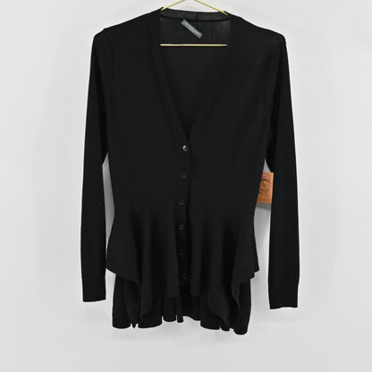 Alexander McQueen Black Cardigan Size L