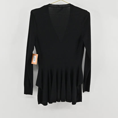 Alexander McQueen Black Cardigan Size L