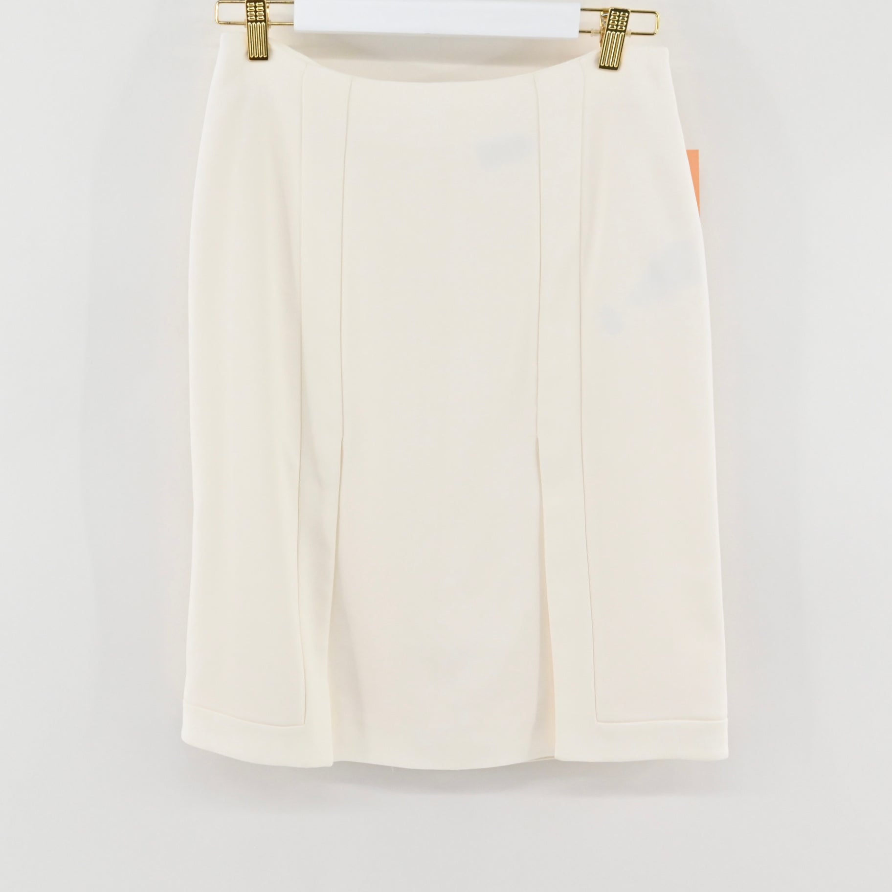 Vtg Fendi Cream Skirt Size 42
