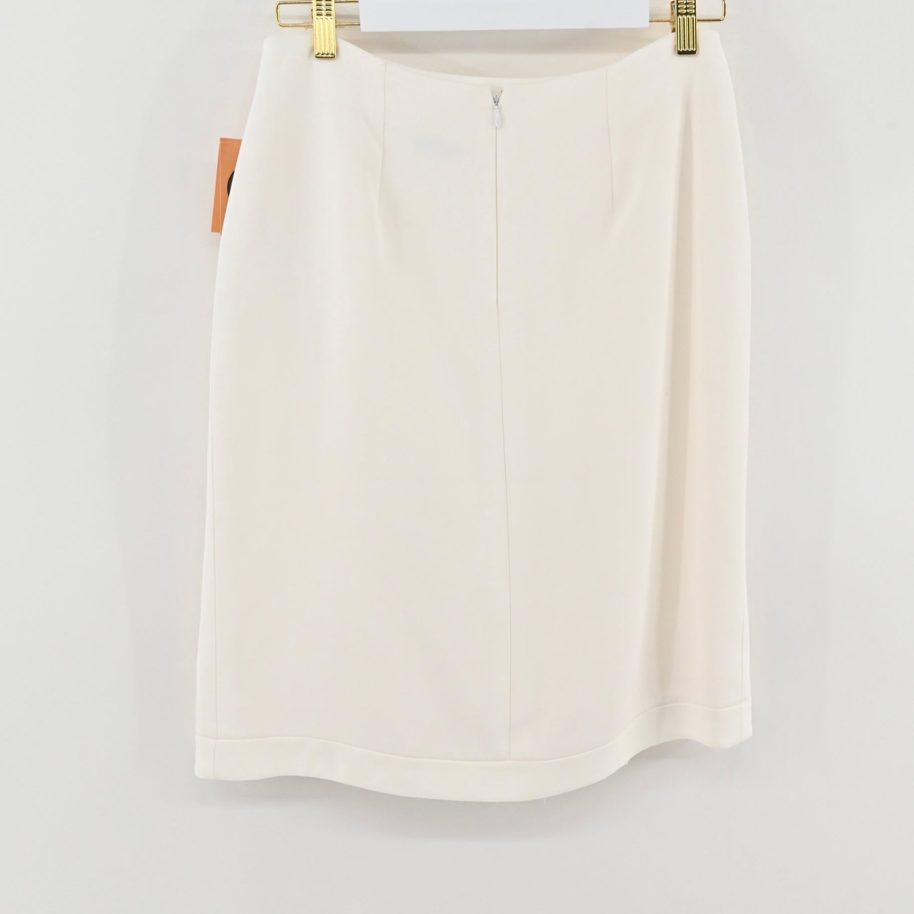 Vtg Fendi Cream Skirt Size 42