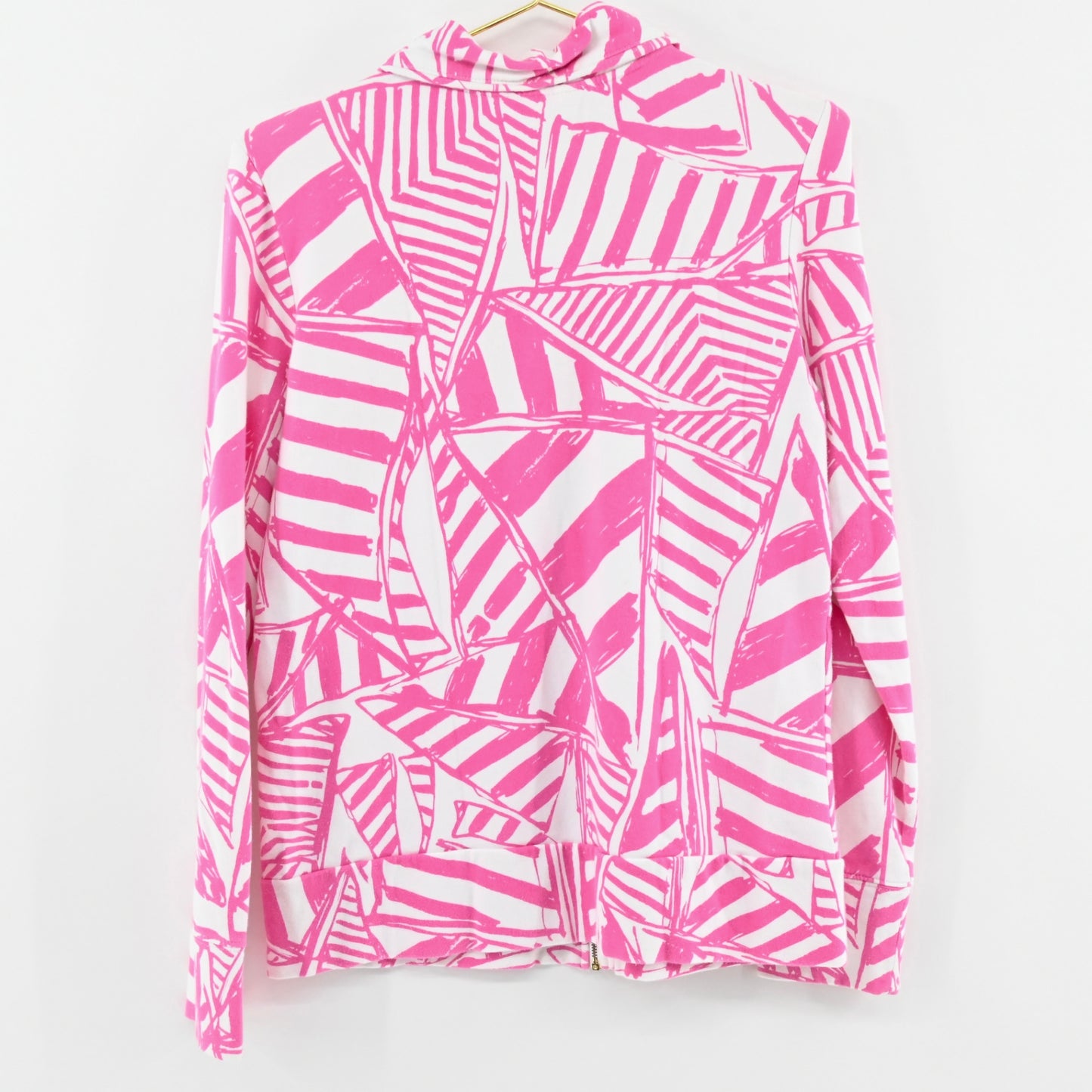 Lilly Pulitzer Pink Sail Print Jacket Size M