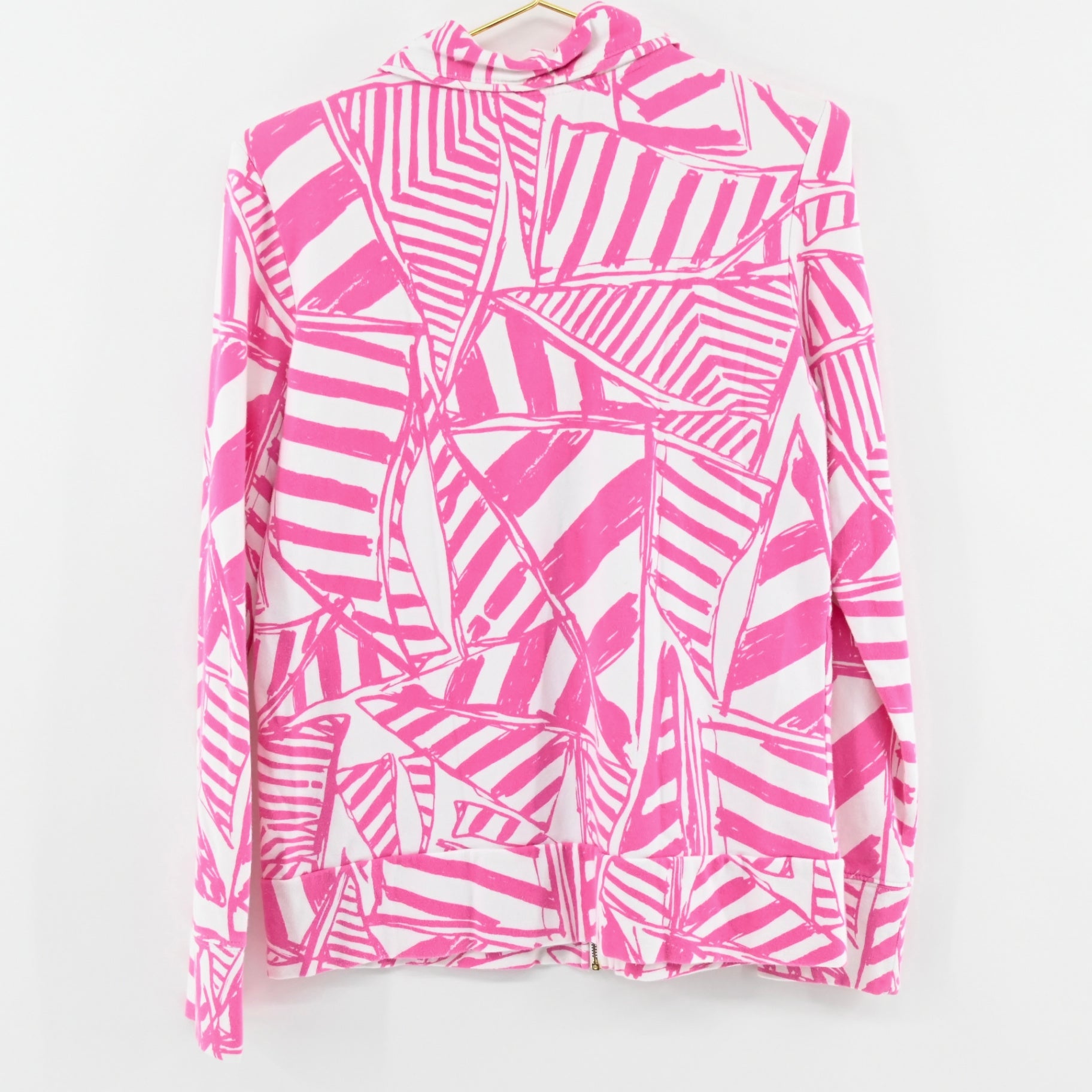 Lilly Pulitzer Pink Sail Print Jacket Size M