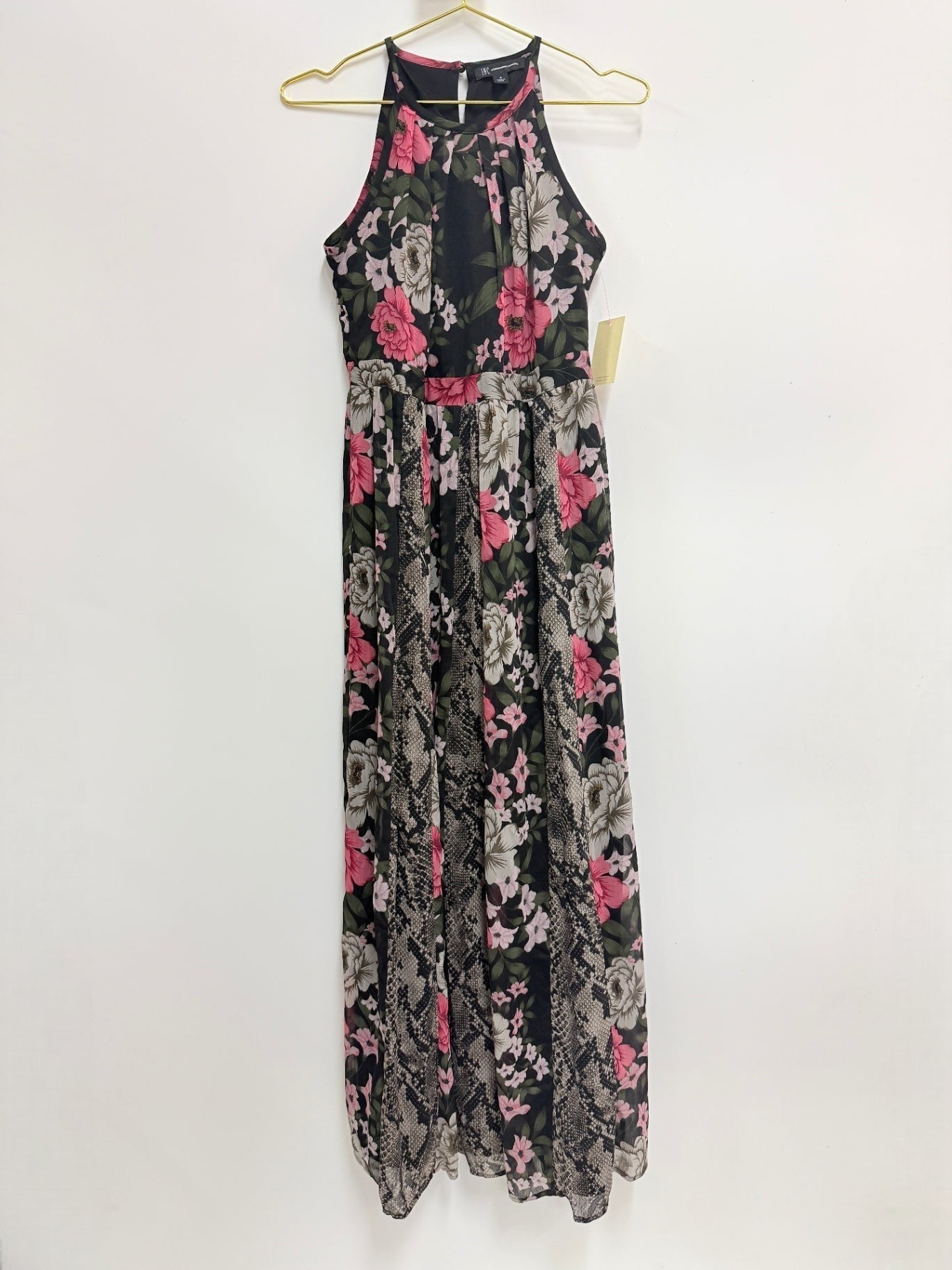 INC Snakeskin/Floral Print Dress Size 6