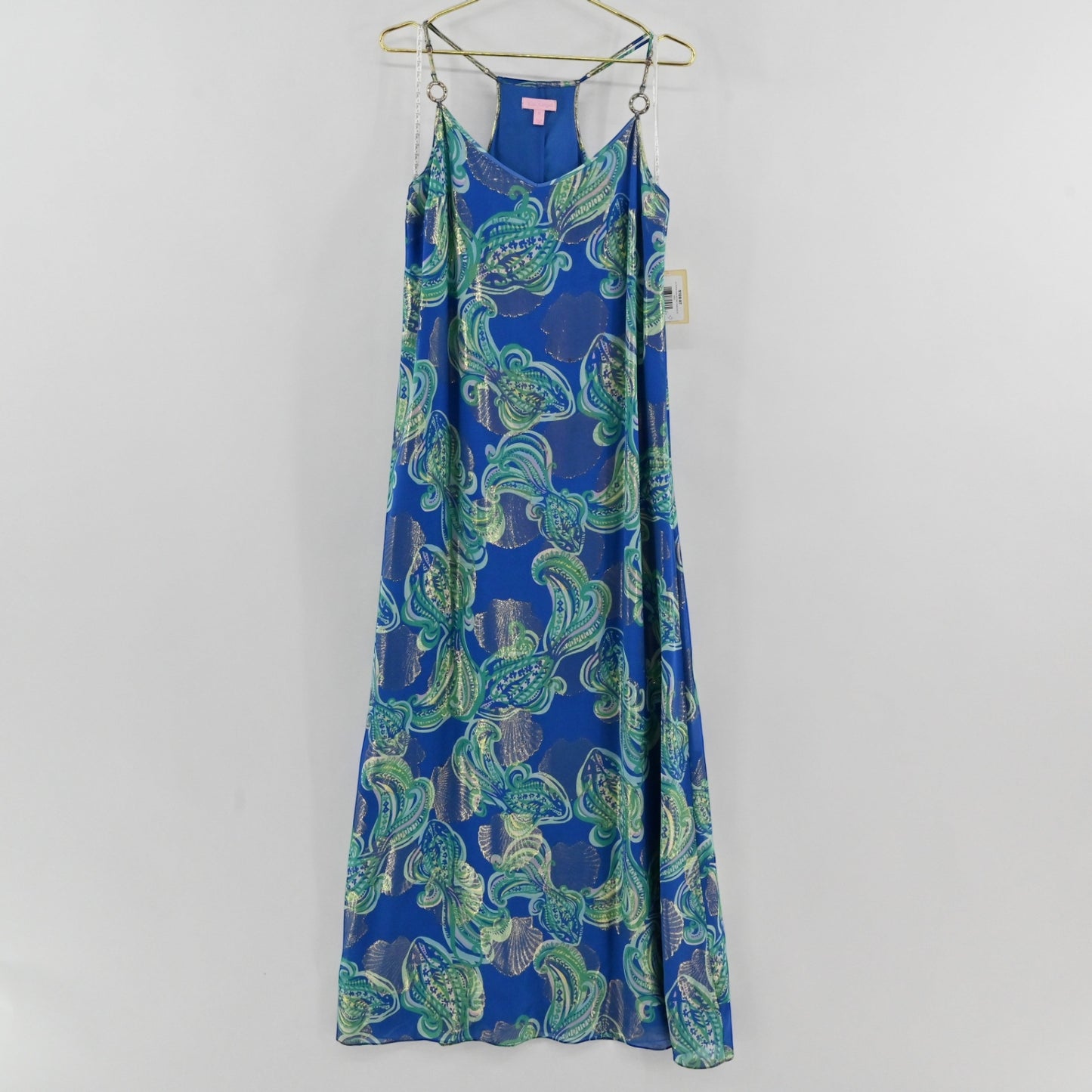 Lilly Pulitzer Dusk Silk Maxi Dress Size M