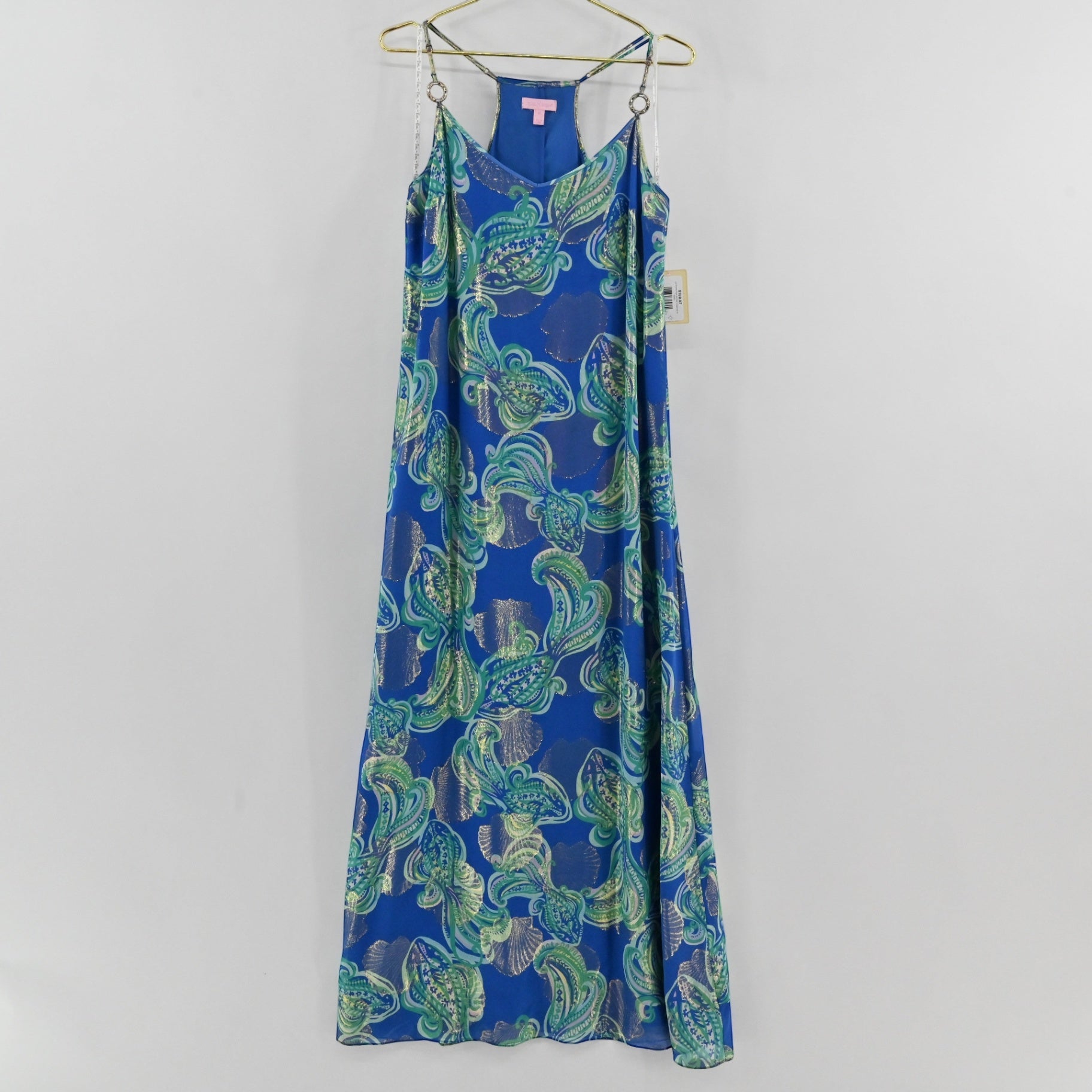 Lilly Pulitzer Dusk Silk Maxi Dress Size M