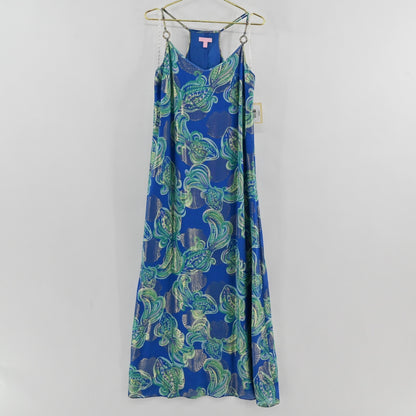 Lilly Pulitzer Dusk Silk Maxi Dress Size M