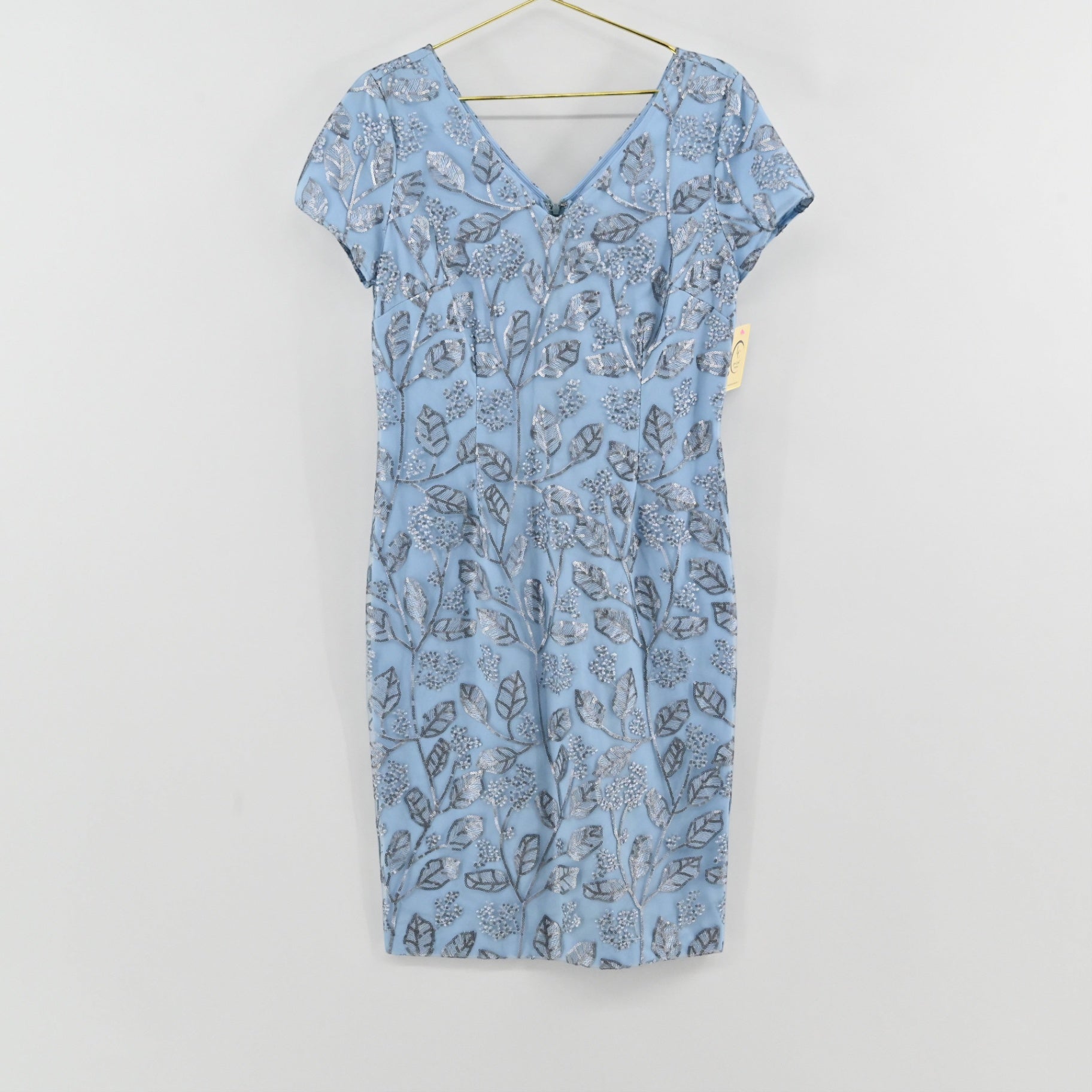 JS Collections Blue Lace Dress Size 12