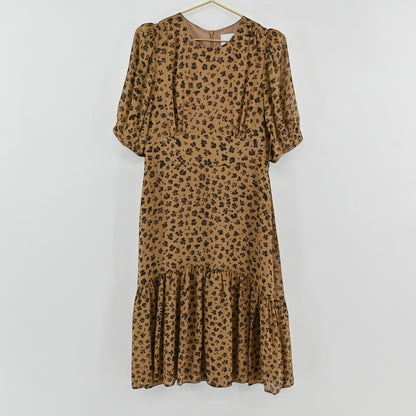 LK Bennett Animal Print Dress Size 8