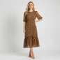 LK Bennett Animal Print Dress Size 8