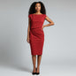 Talbot Runhof Red Dress Size 10