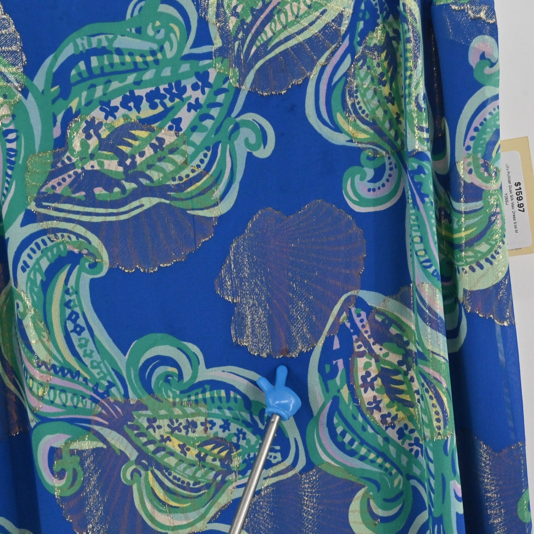 Lilly Pulitzer Dusk Silk Maxi Dress Size M
