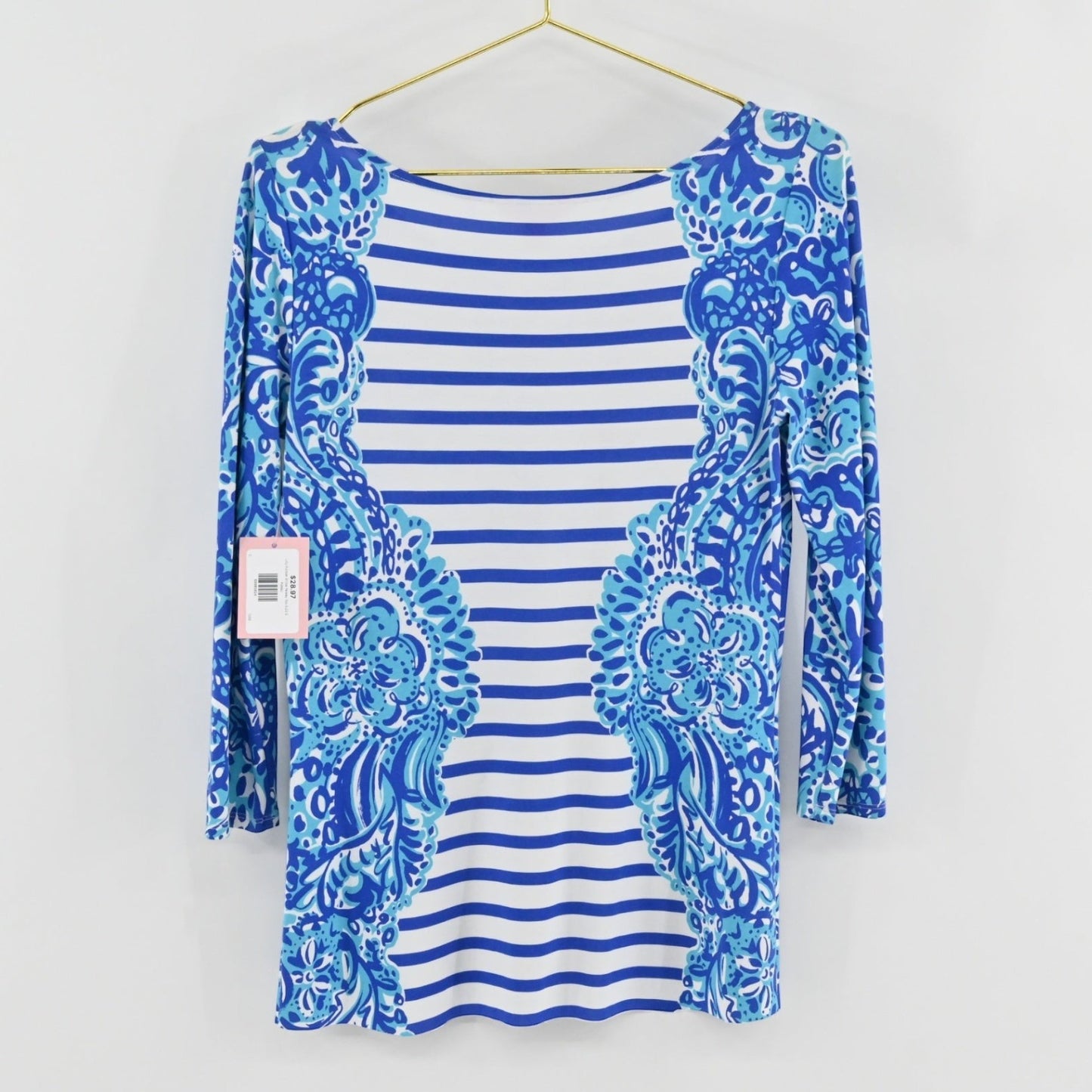 Lilly Pulitzer Stripe Paisley Top SIZE S