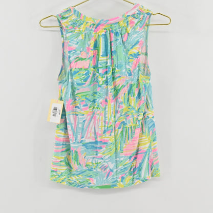 Lilly Pulitzer Floral Top Size XS