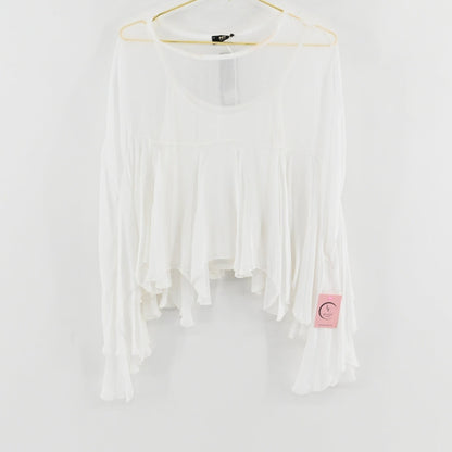 Amati White Silk Pants 2-Pc Set Size M