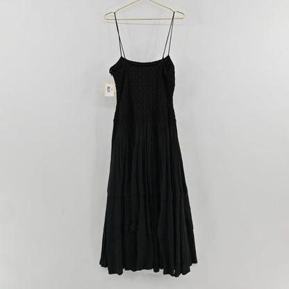 Tanya Taylor Black Crochet Dress Size 14