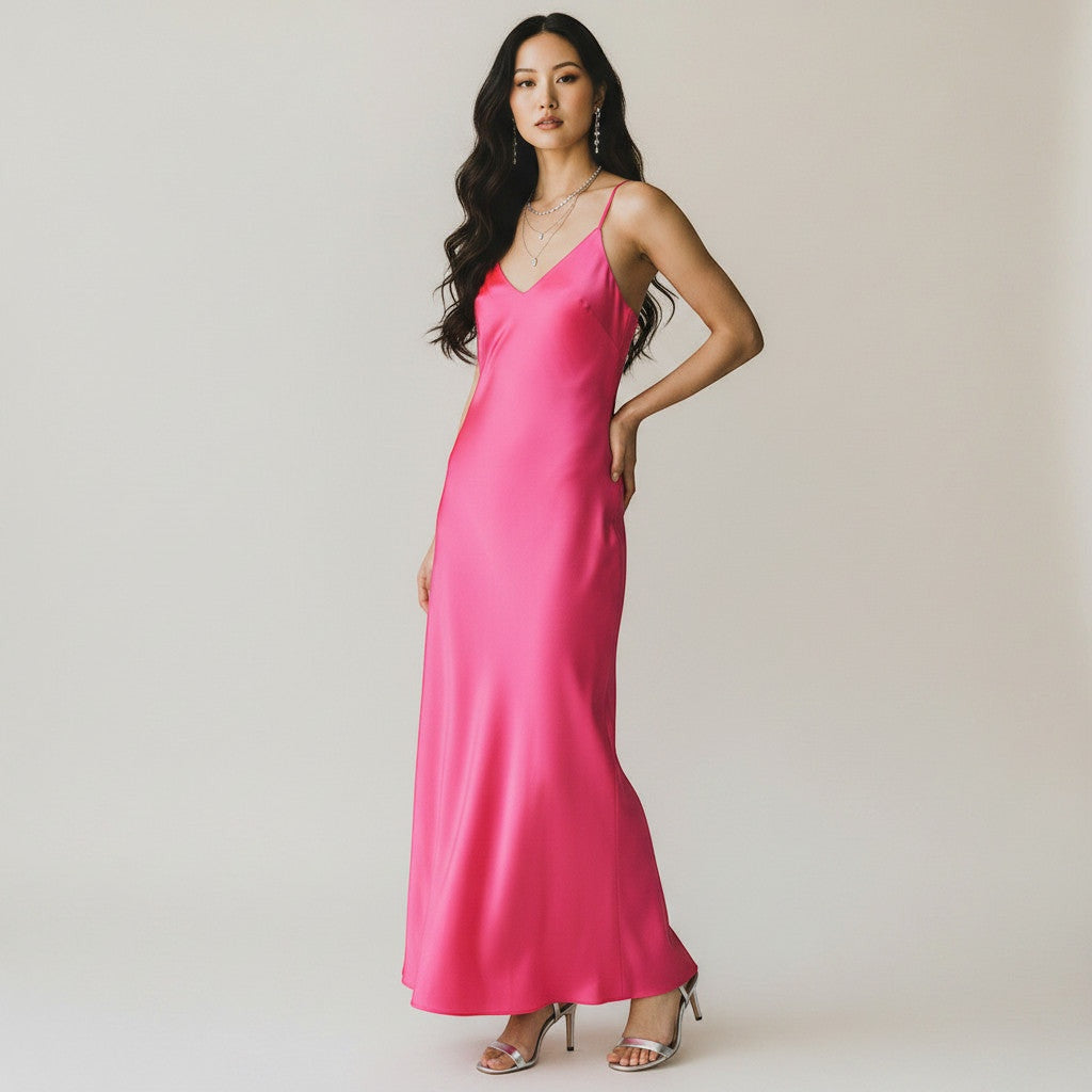 L'agence Jodie Pink Slip Dress Size 16