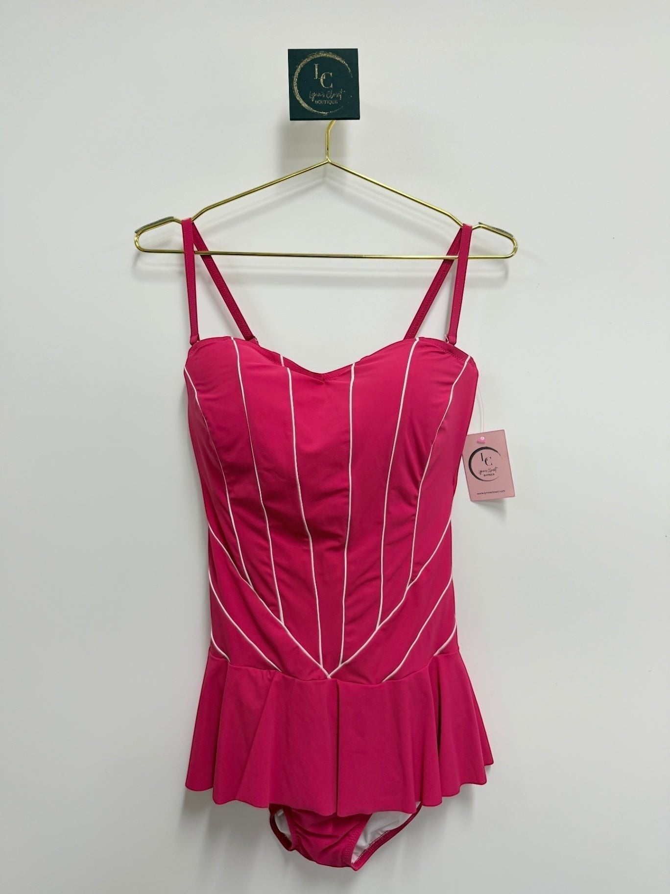 Gottex Fuchsia 1pc Swimsuit SIZE 14