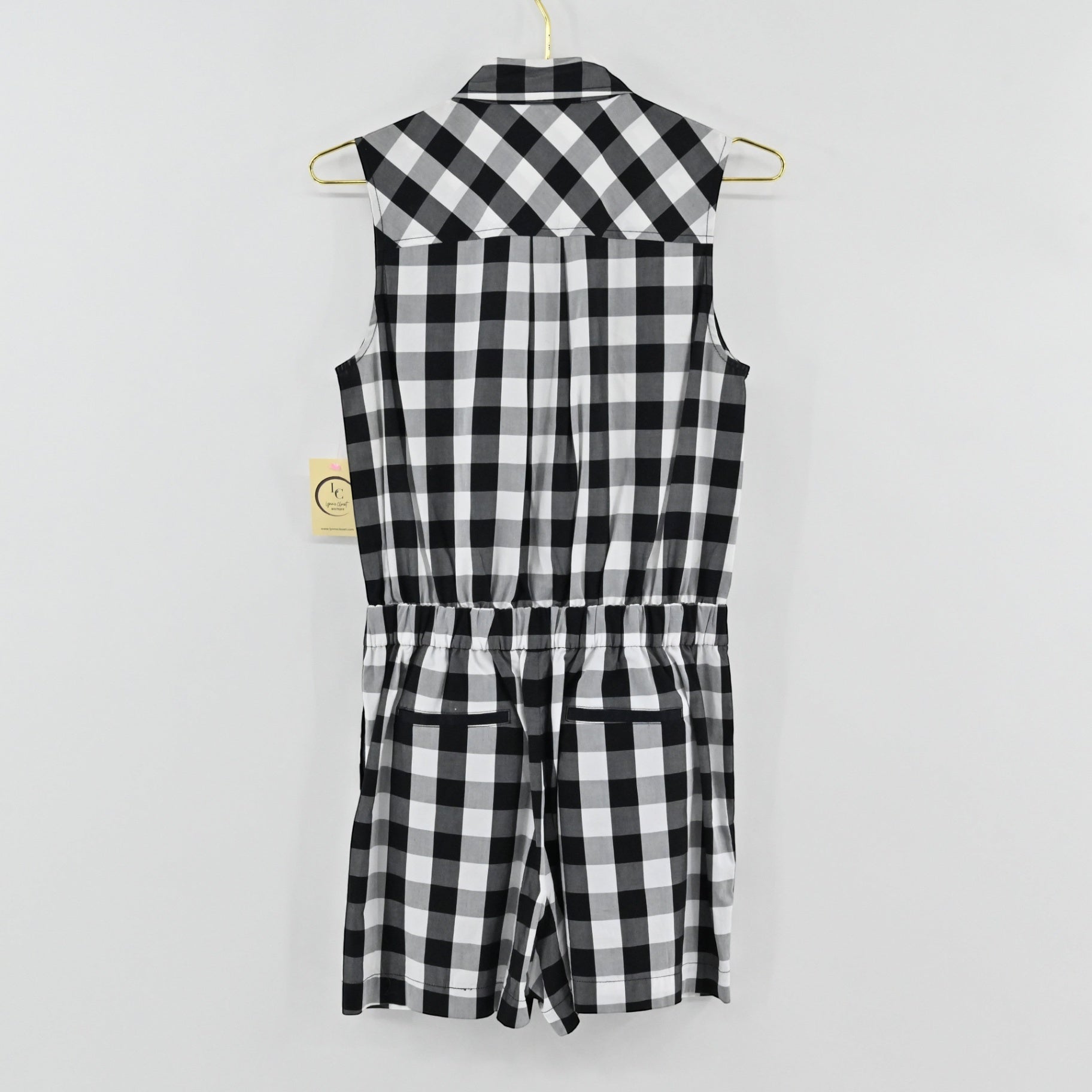 Kate Spade Checkered Romper Size S