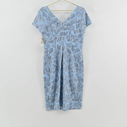 JS Collections Blue Lace Dress Size 12
