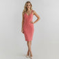 Elisabetta Franchi Coral Star Dress Size 48