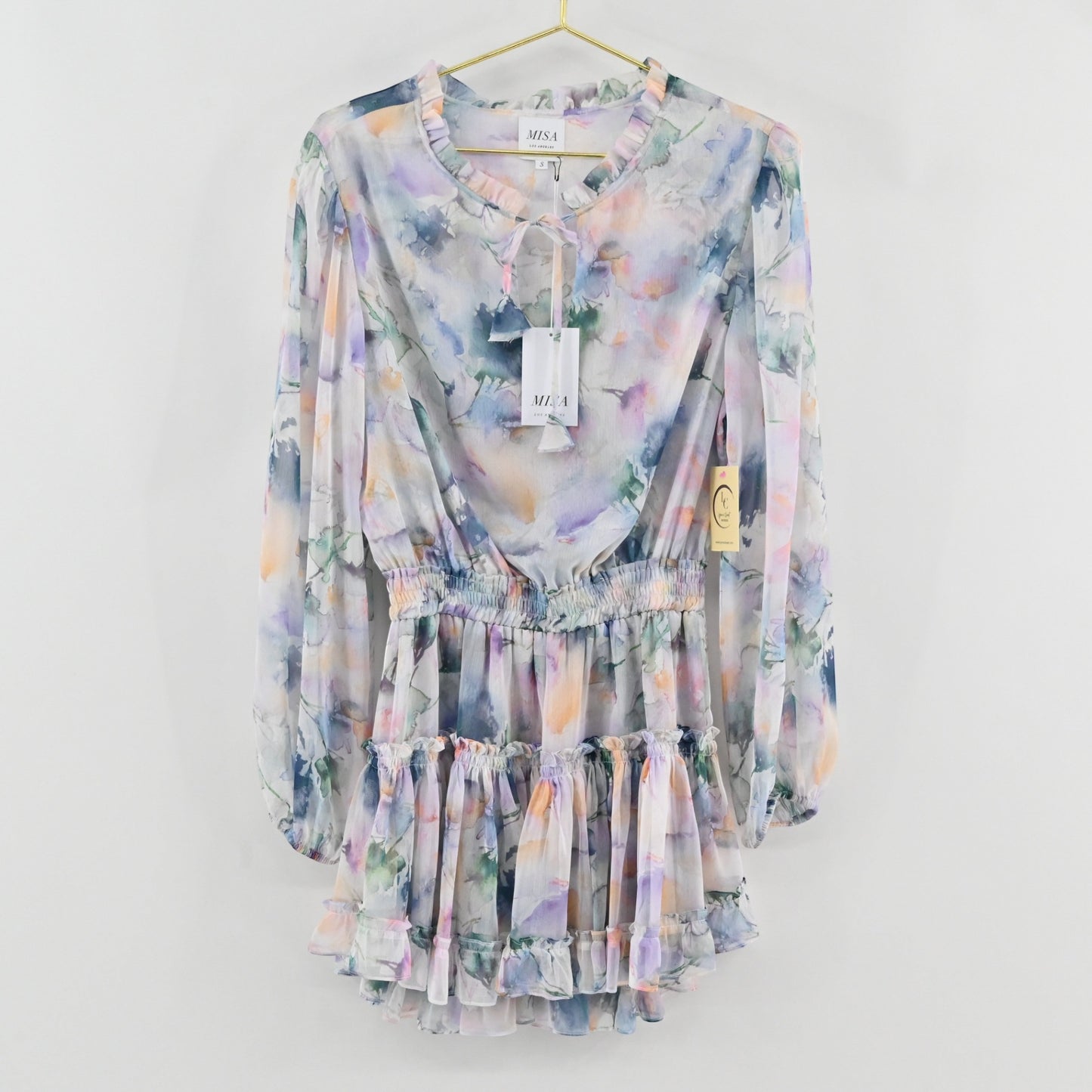Misa Floral Lorena Dress Size S